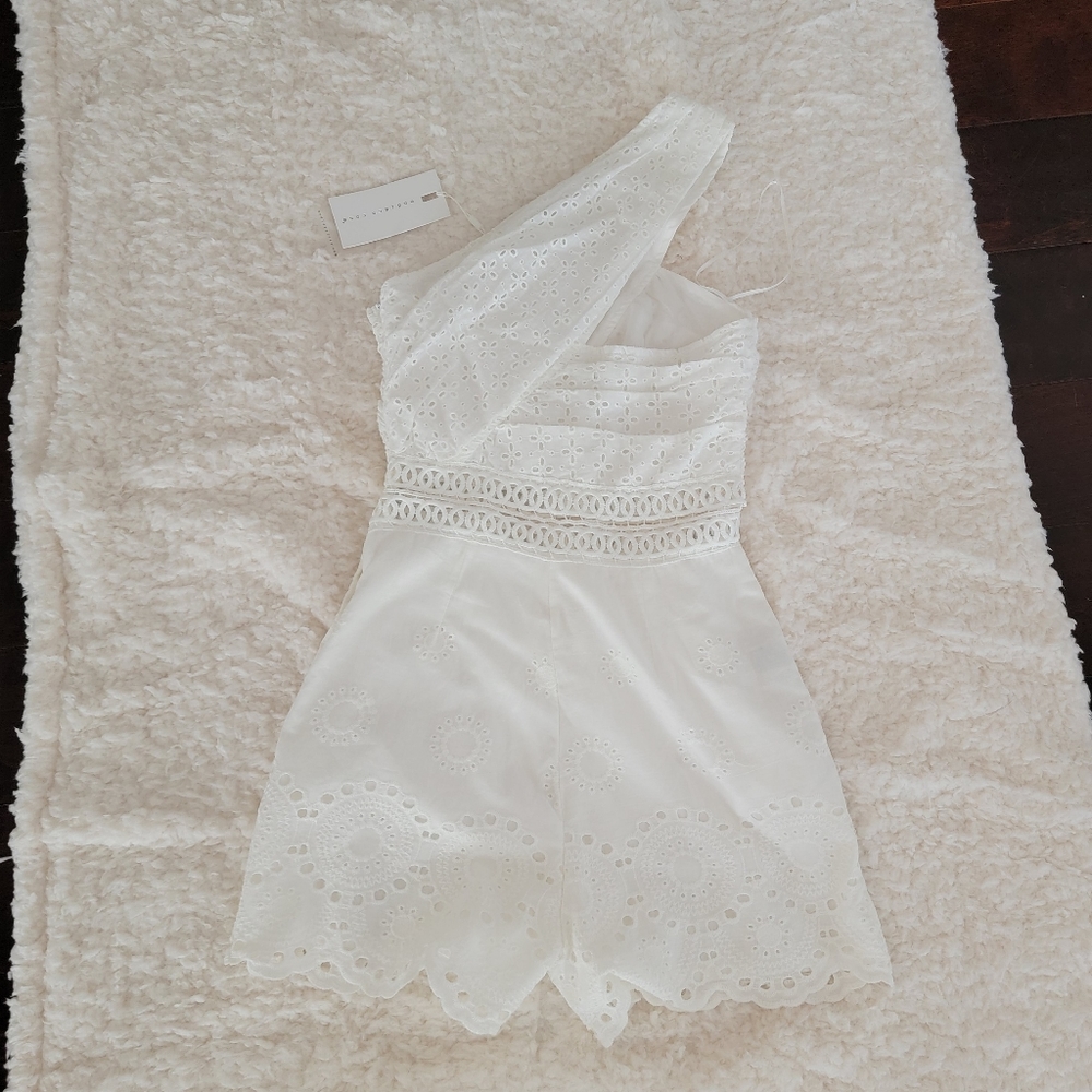 One shoulder Romper